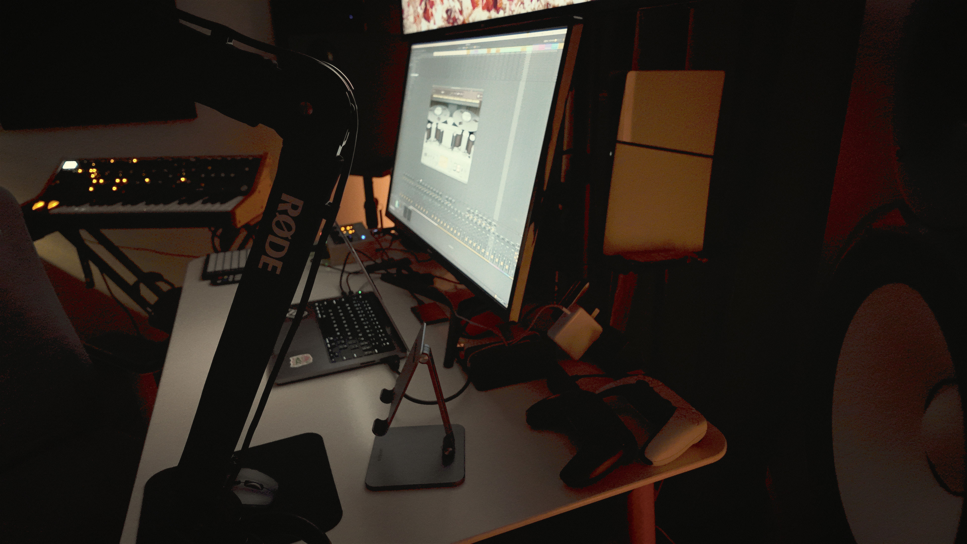 Interior of MB Studio recording studio in Dallas